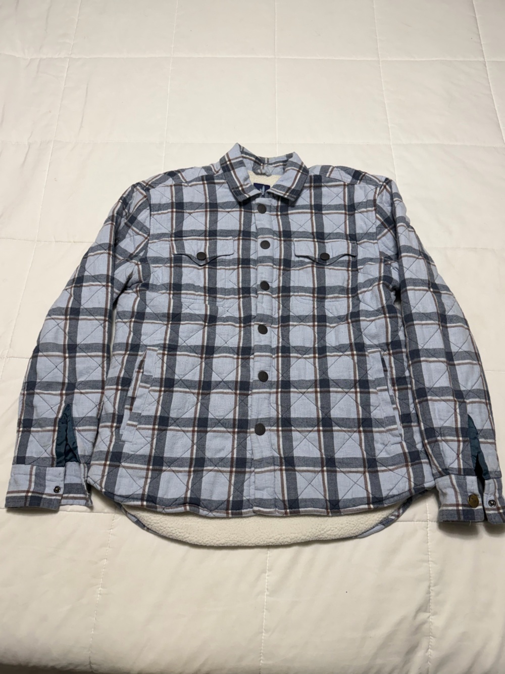 johnnie-O Sherpa Lined Flannel Shirt Jacket
